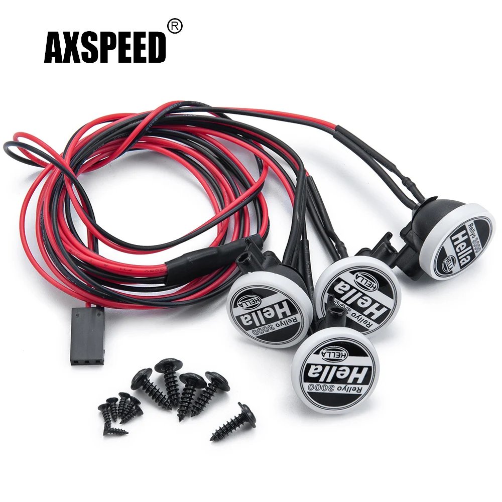 AXSPEED 1:10 LED Upgrade Lights for TRX-4, SCX10 (2/4pc)