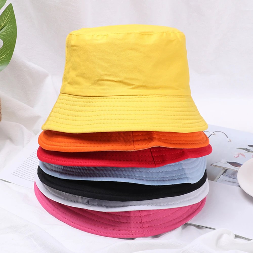 Foldable Cotton UV Bucket Hat – Unisex Summer Hat