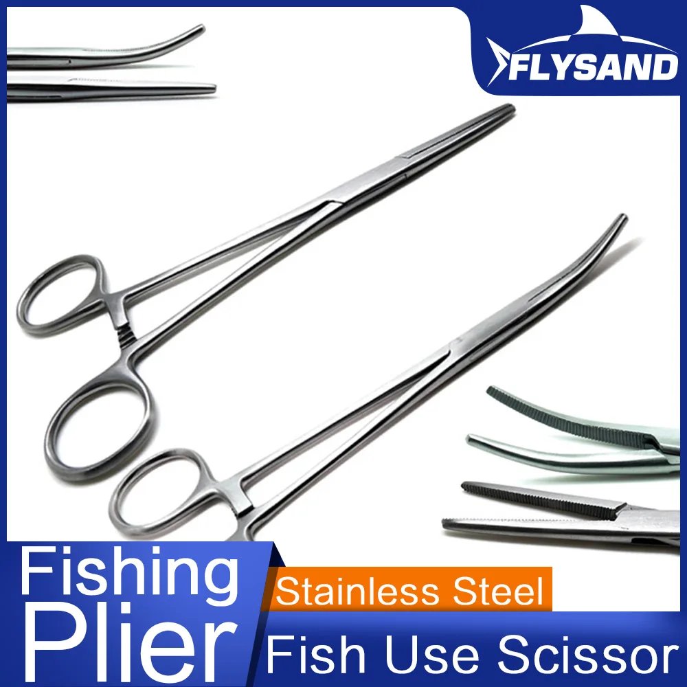 Stainless Steel Fishing Pliers, Hook Remover & Line Cutter