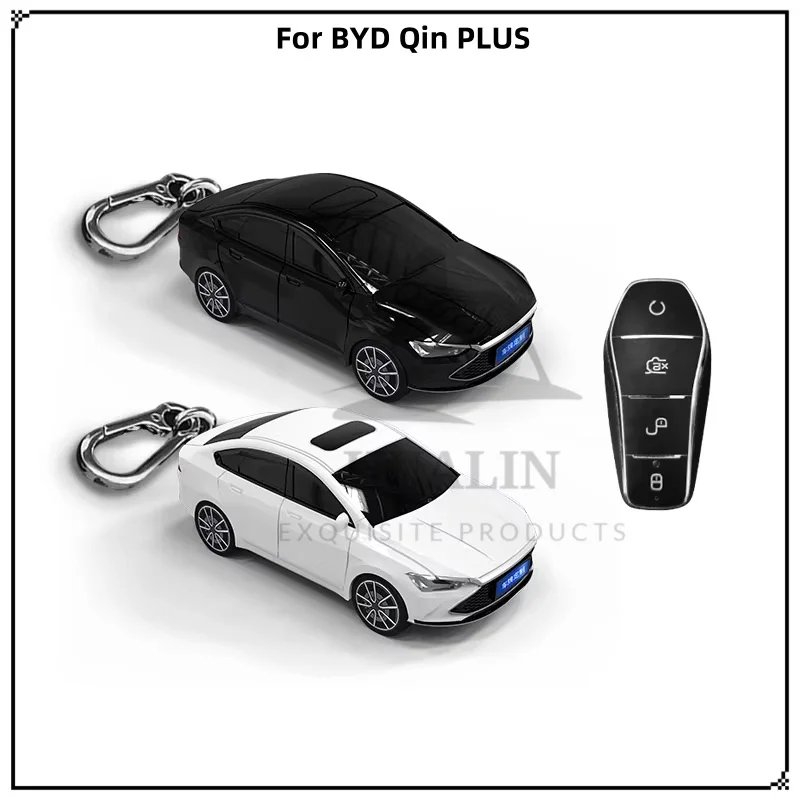BYD Qin PLUS Protective Key Fob Cover with Light