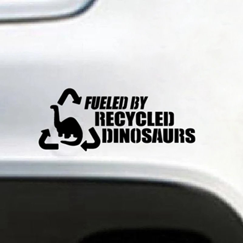 Funny 4×4 Off-Road Die-Cut Vinyl Sticker – Recycled Dino