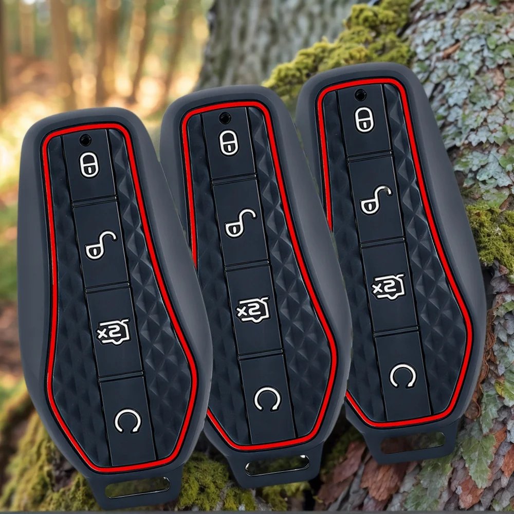 Soft Silicone Key Fob Cover for BYD Han/Tang/Qin/Song