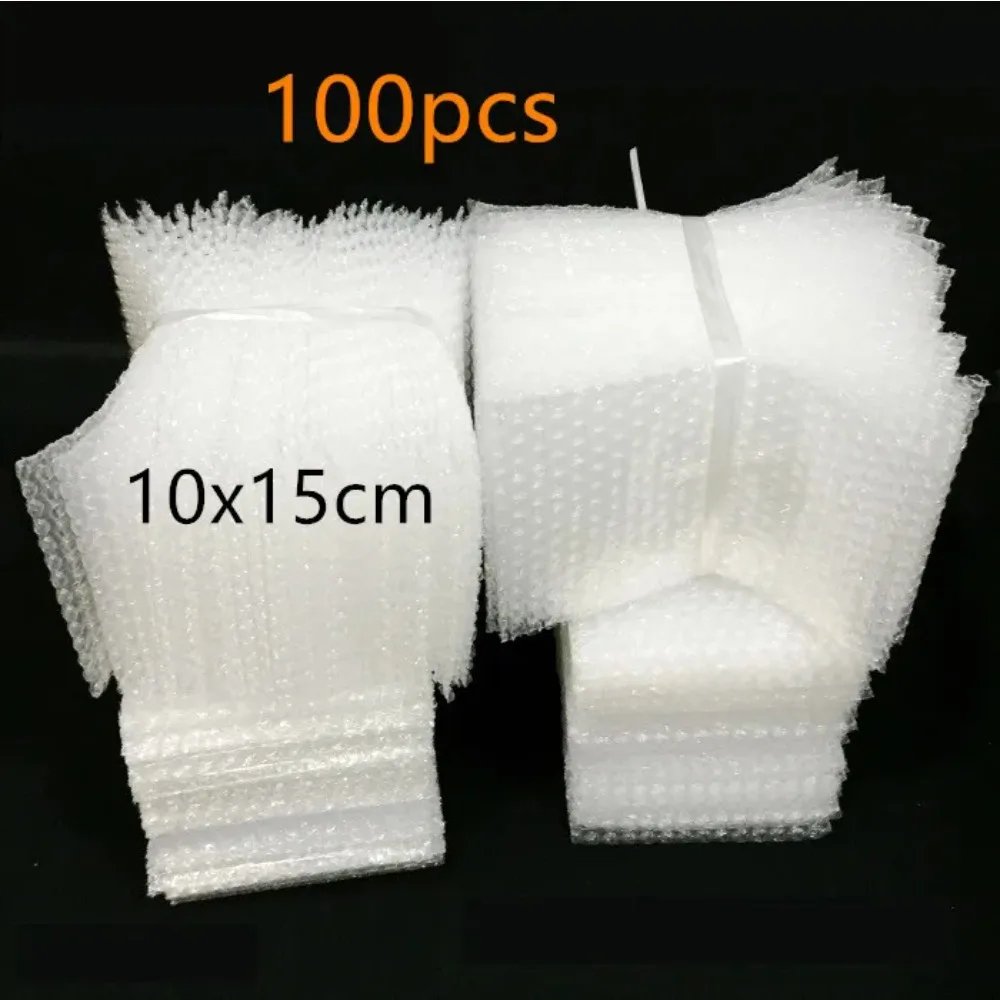 100-Pack 10x15cm White Bubble Mailers for Shipping