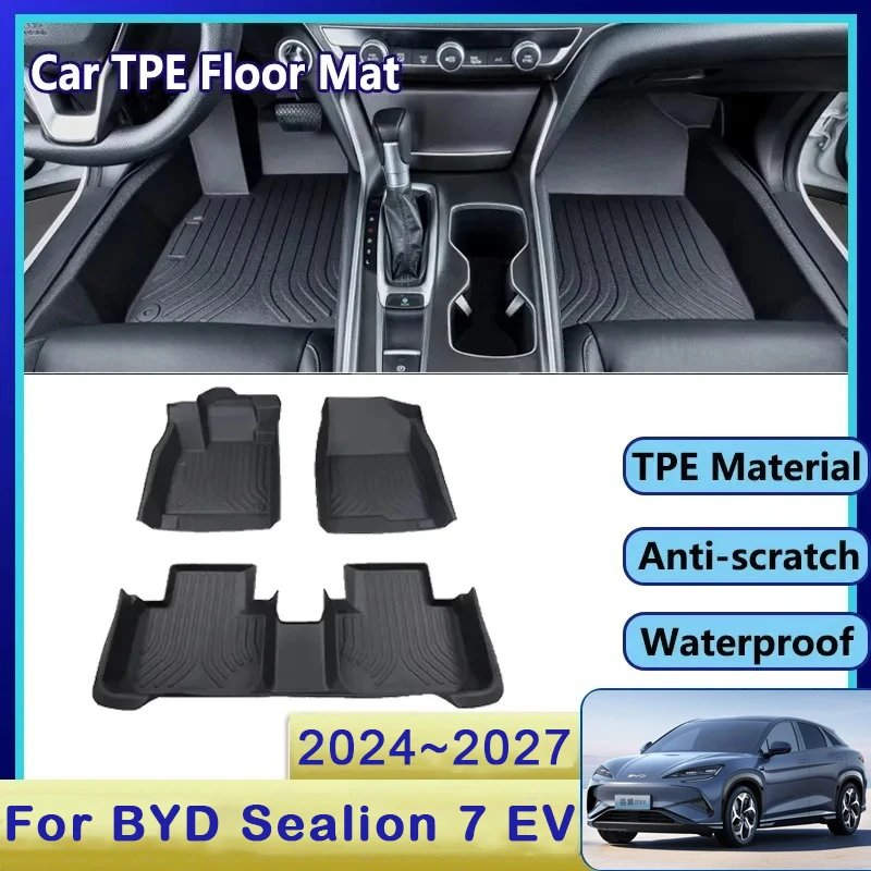 3PC All-Weather Floor Mats for BYD Sealion EV (LHD)