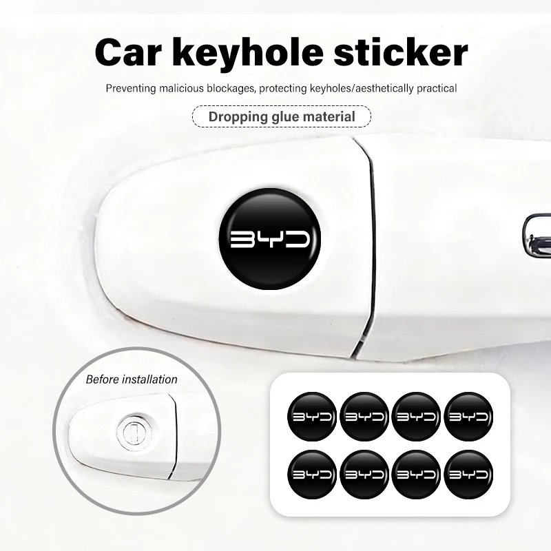 BYD Keyhole Lock Stickers Anti-Blocking – For Tang/Han/Qin