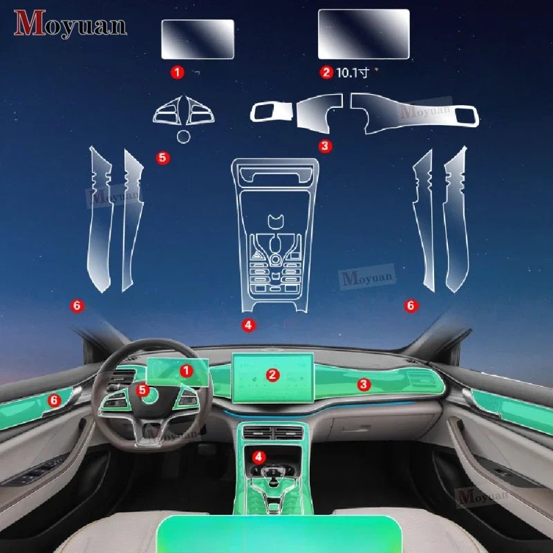 BYD Qin PLUS 2023-24 Navigation Screen TPU Protector