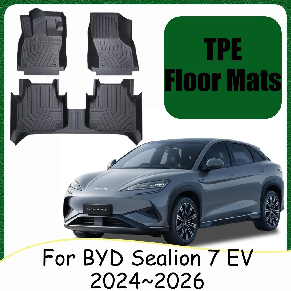 BYD Sealion 7 EV 2024-2026 TPE Waterproof Floor Mats RHD/LHD