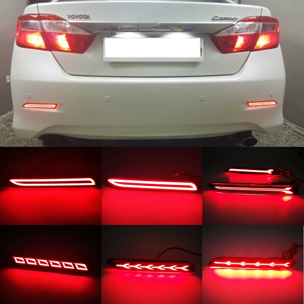 LED Rear Bumper Reflector Brake Light for Toyota RAV4 Camry