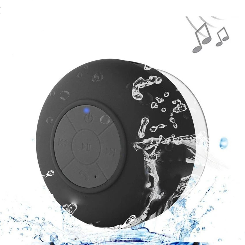 Waterproof Bluetooth Shower Speaker with Suction Cup