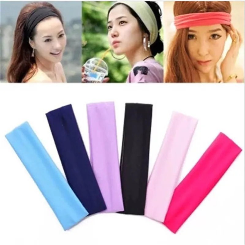 Unisex Wide Knotted Cotton Yoga Headband