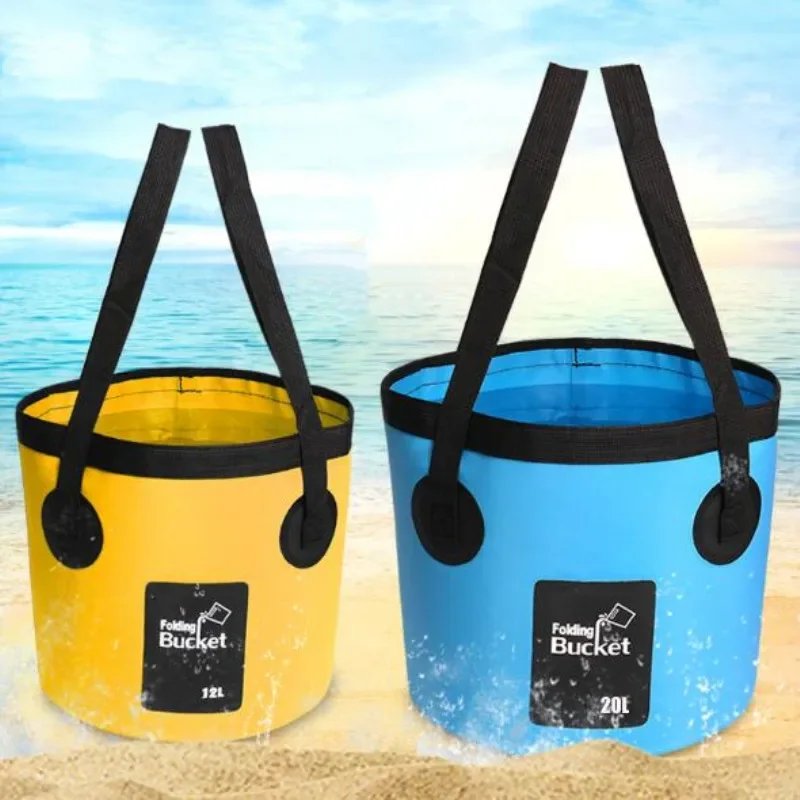 Durable Collapsible 12/20L Portable Car Wash Bucket