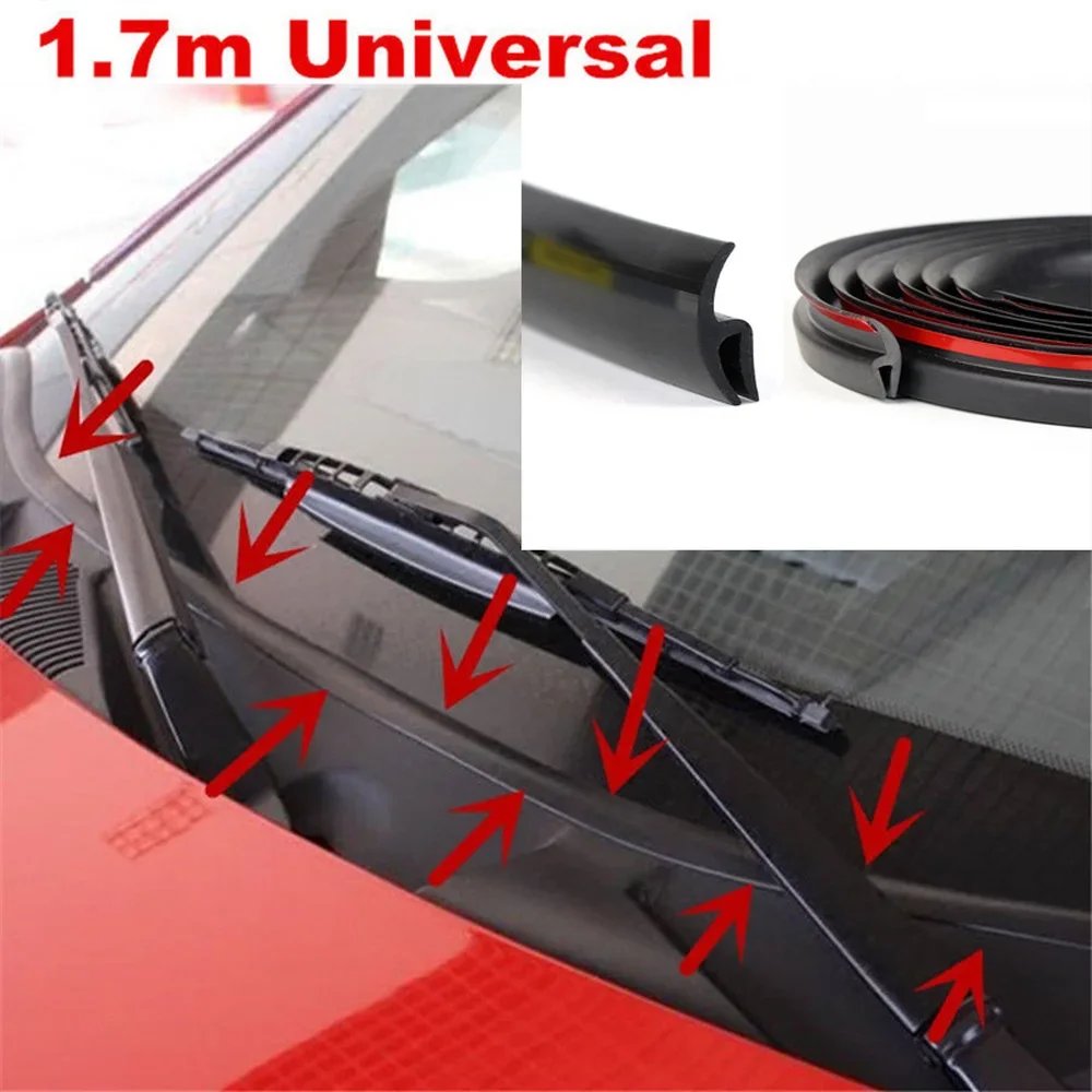 1.7m Universal Car Front Windshield Moulding Seal Strip