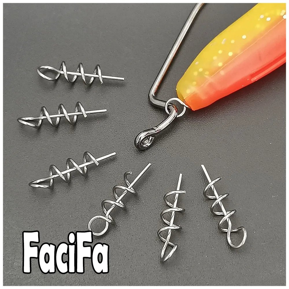 Stainless Steel Twist Lock Lure Pins – 20/50/100pcs