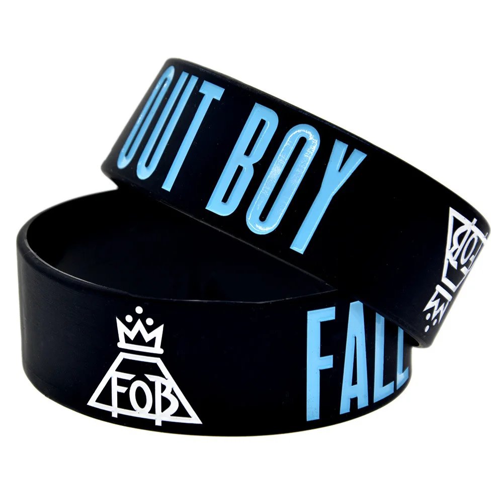 Fall Out Boy Silicone Wristband – Rock Band Bracelet