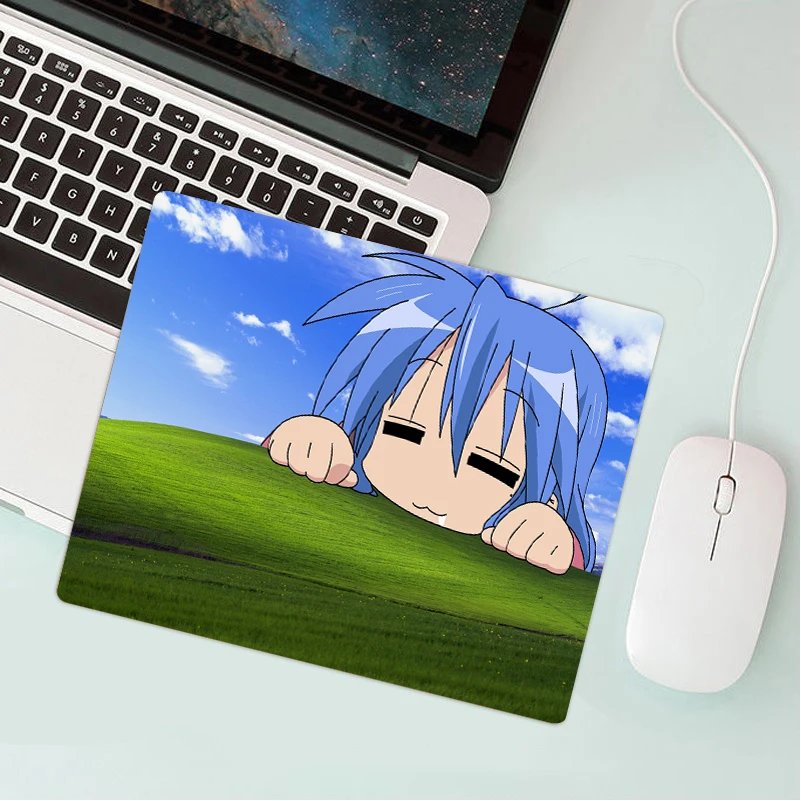Lucky Star Konata Izumi Kawaii Anime Mouse Pad – Blue