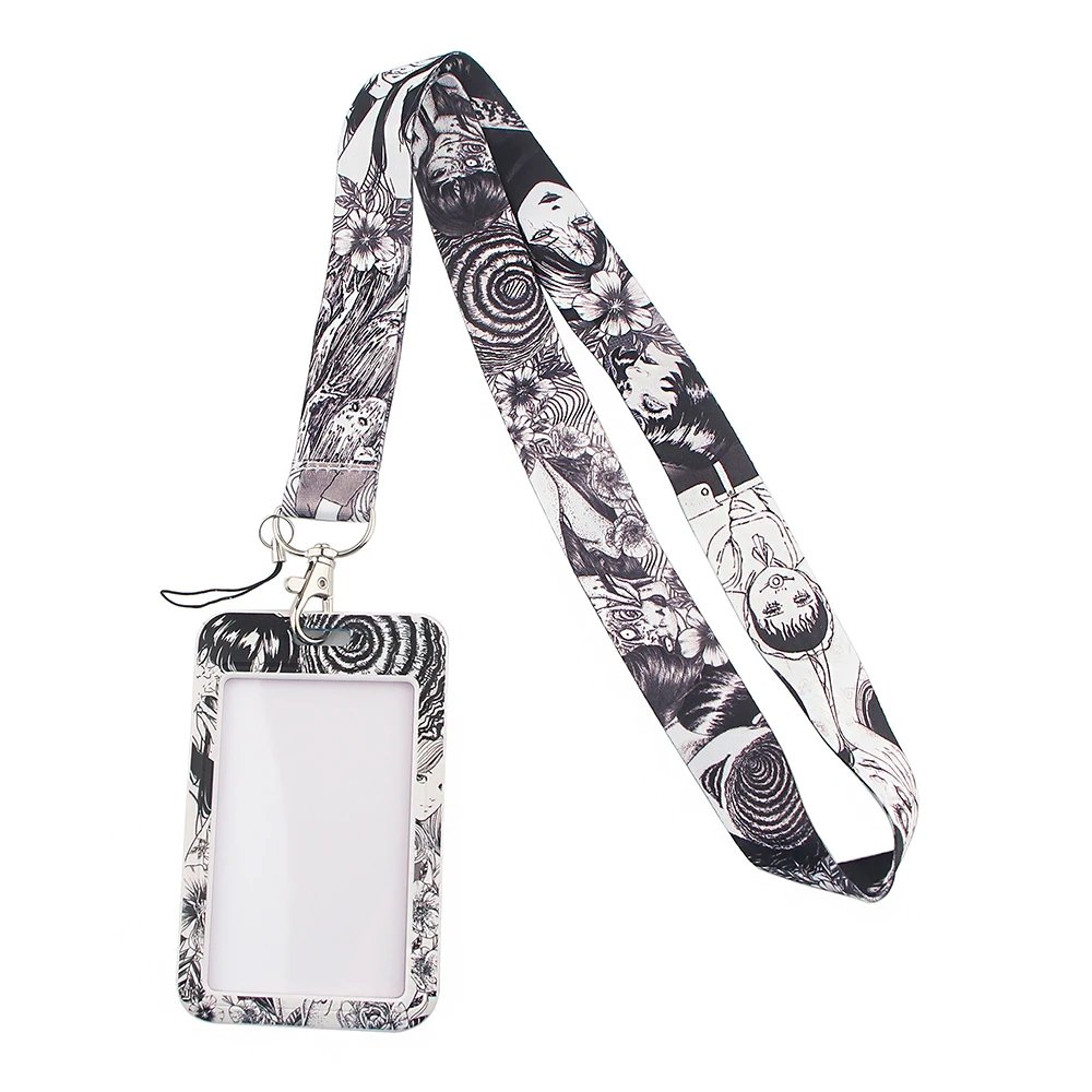 LX518 Anime Girl Charm Lanyard - Card, Key & Phone