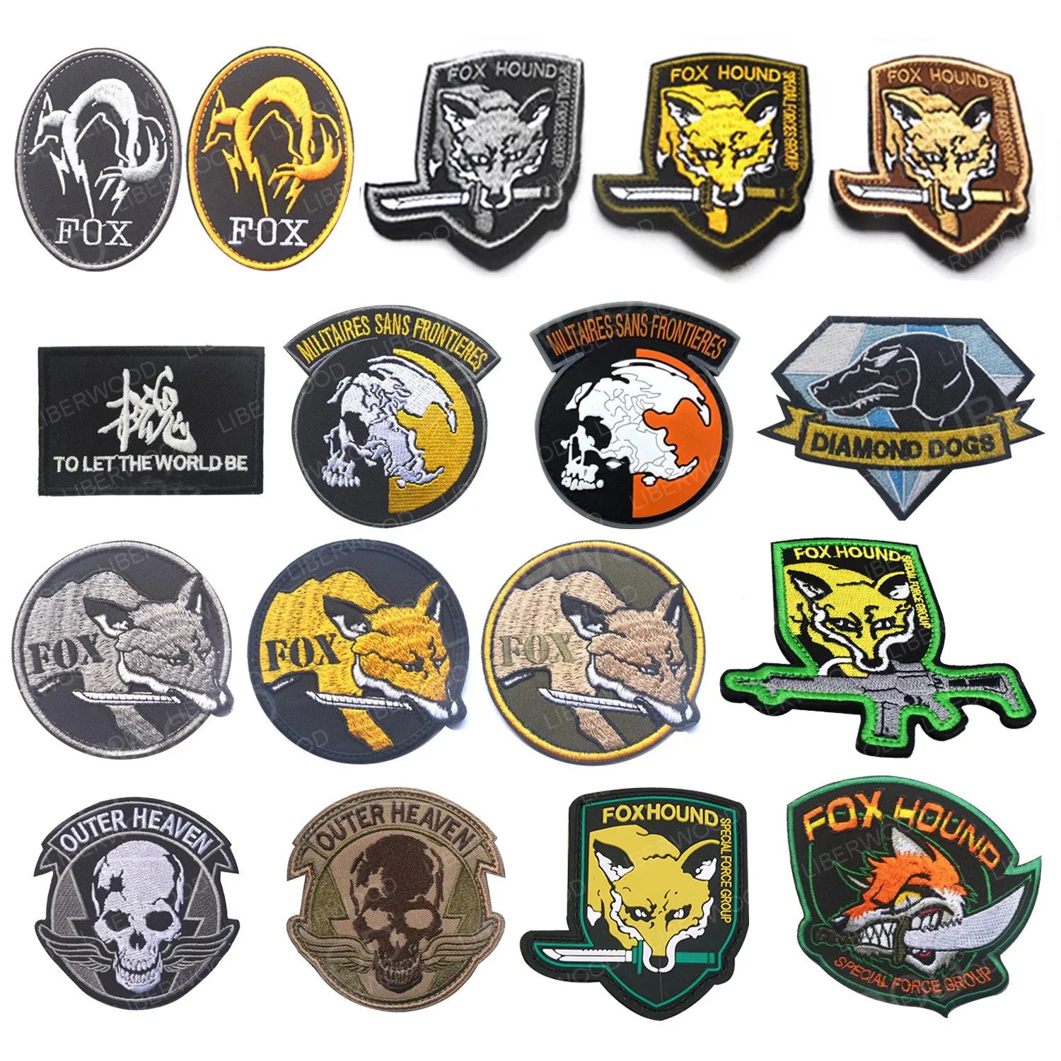 Metal Gear Solid Foxhound Patch – Tactical Emblem