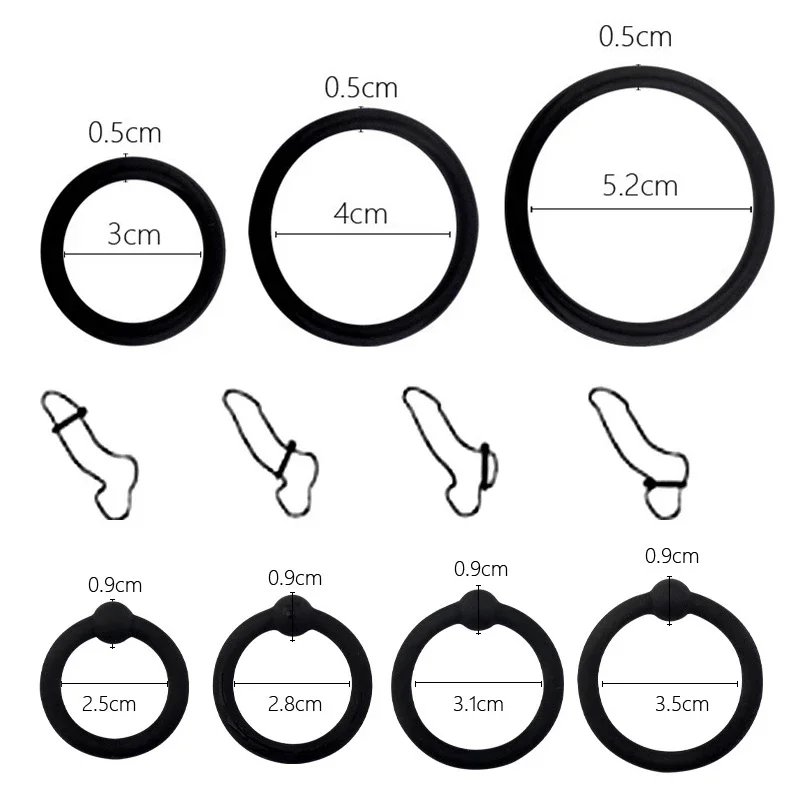 Male Silicone Cock Ring – Delay Ejaculation & Lock