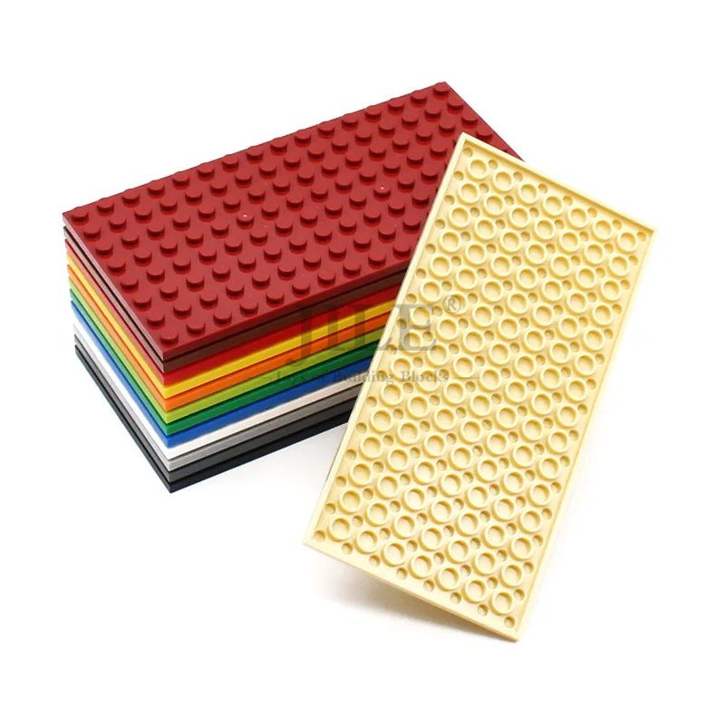 10-Pack MOC 8×16 Small Base Plates for Compatible Bricks