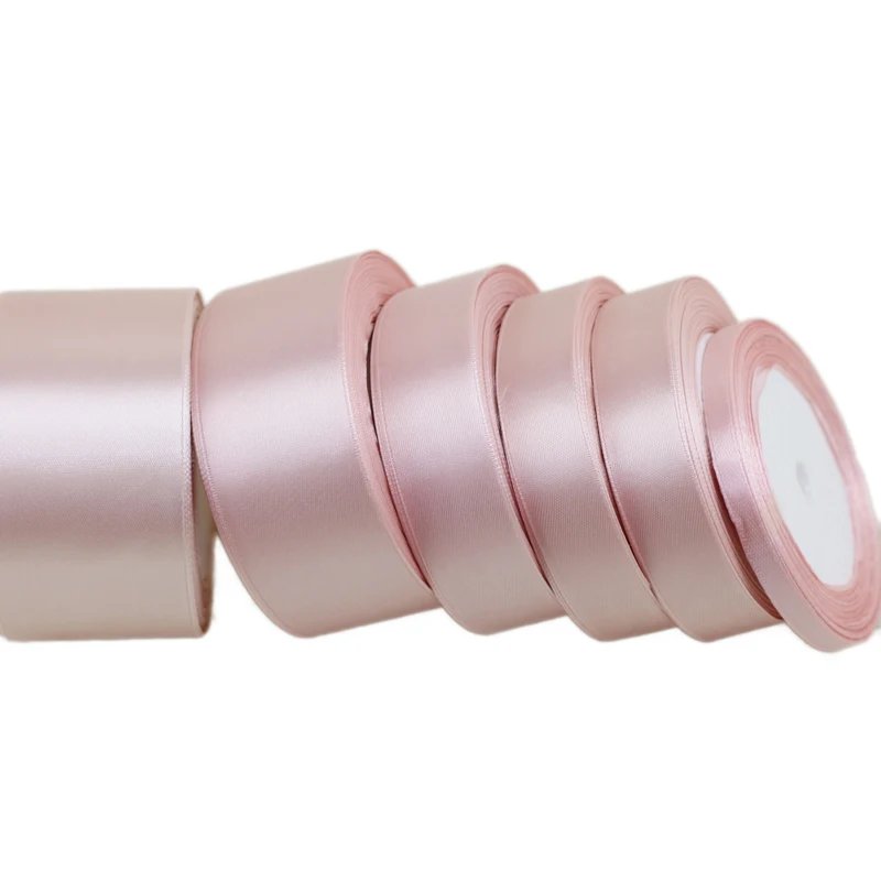 25yd Pink Single-Face Satin Ribbon – Wholesale Gift Wrap