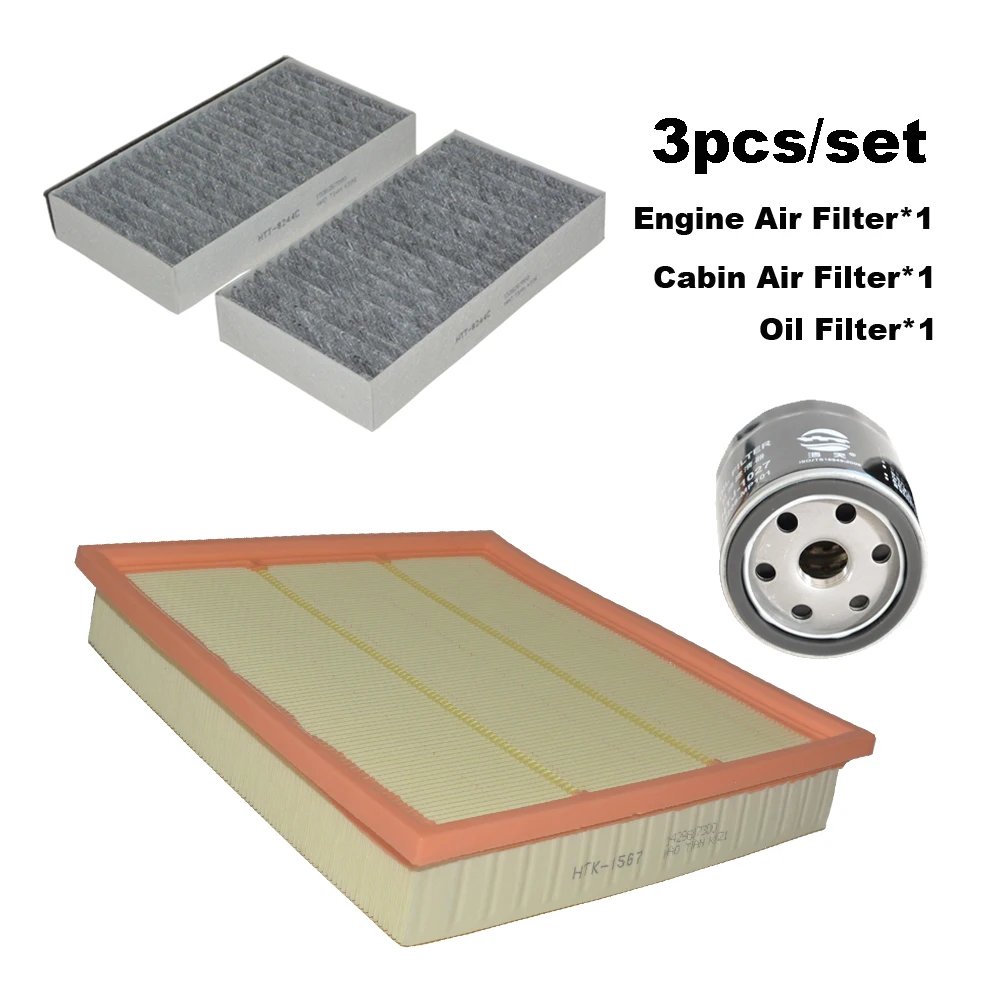 3pc Air, Oil & Cabin Filter Kit BYD Leopard 5 1.5T