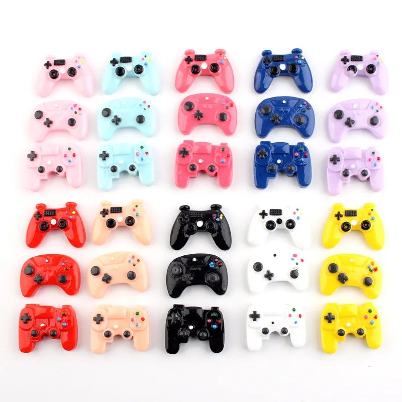8pc Kawaii Resin Game Controller Flatback Cabochons for DIY
