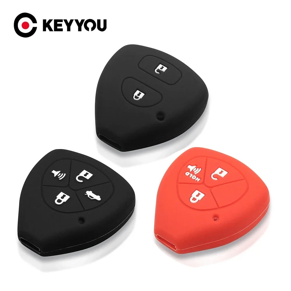 Toyota Silicone Key Fob Cover – 2/3/4 Button