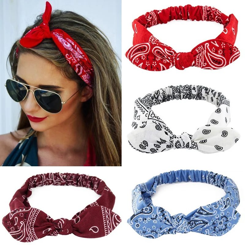 Boho Knotted Vintage Turban Headband for Women & Girls