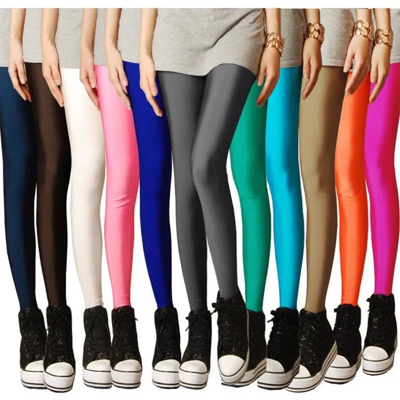 Women’s High-Stretch Neon Candy Leggings