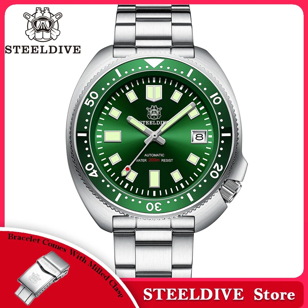 Steeldive SD1970 Tuna 200m Sapphire Automatic Dive Watch