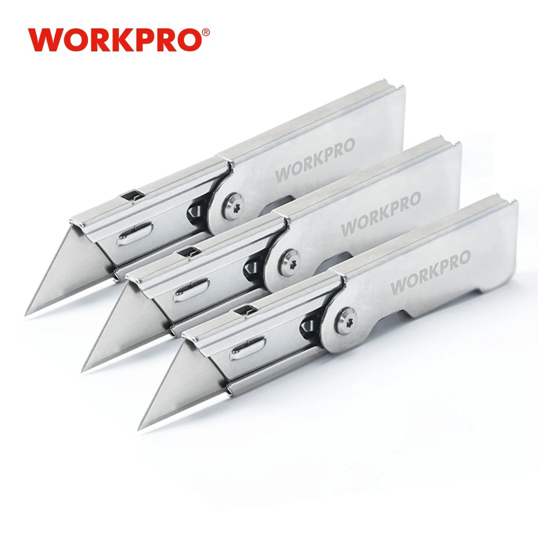 WORKPRO Folding Utility Knife Set with Quick-Change Blades