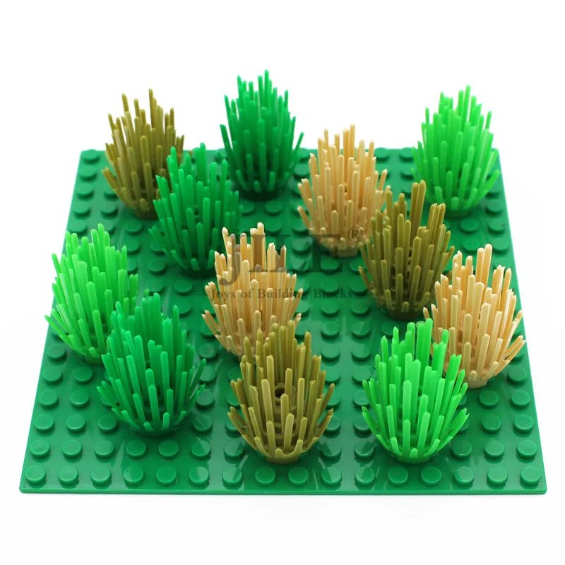 10pcs 2x2x4 MOC Plant Bush Bricks – City Compatible