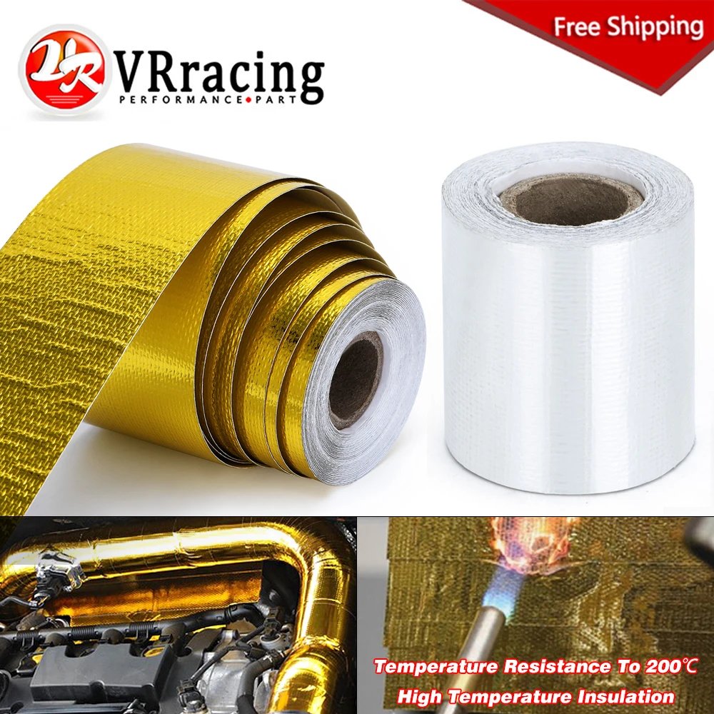 Gold Turbo & Header Exhaust Heat Wrap Tape 1m/2m/5m/10m