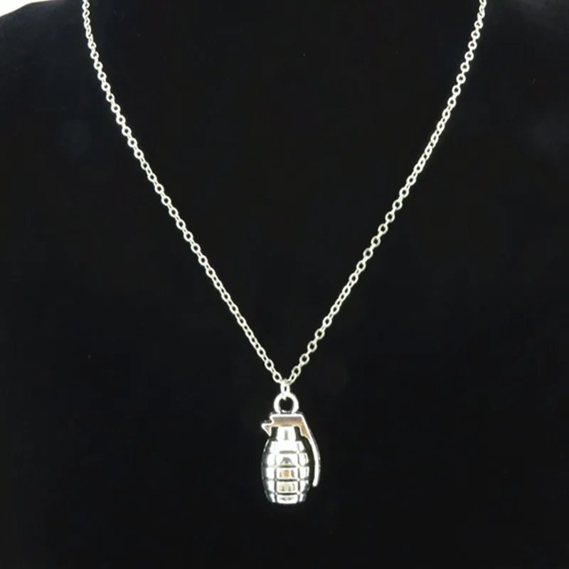 Vintage Steampunk Grenade Pendant Necklace – Unisex