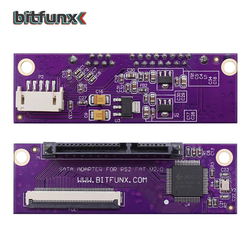 Bitfunx PS2 IDE-to-SATA Network Adapter Board