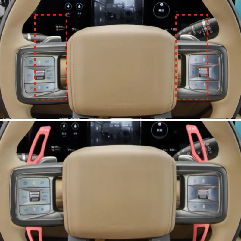 BYD Steering Wheel Paddle Shifter Extensions (2023-25)