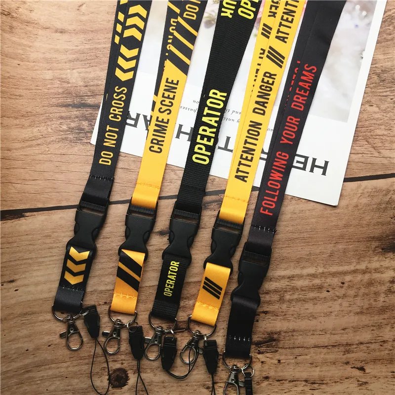 Adjustable Rope Phone Lanyard Neck Strap & Keychain for ID