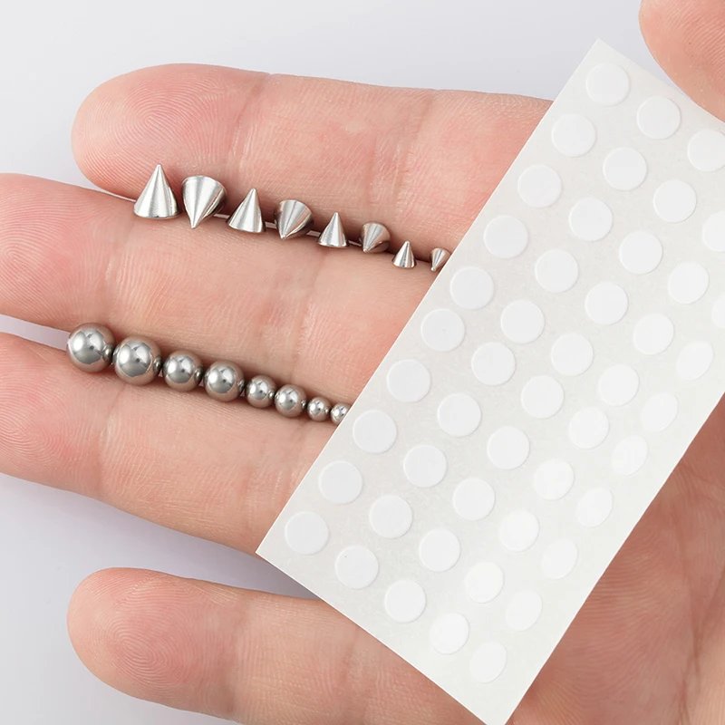 No-Piercing Adhesive Fake Piercing — Nose, Lip, Belly