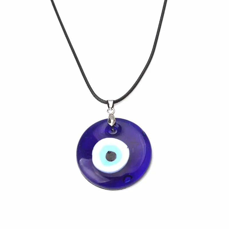 Vintage Turkish Evil Eye Blue Choker Necklace