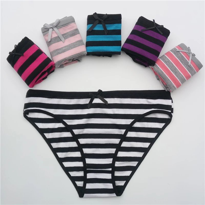 Women’s Cotton Bikini Briefs 5-Pack – Soft & Breathable