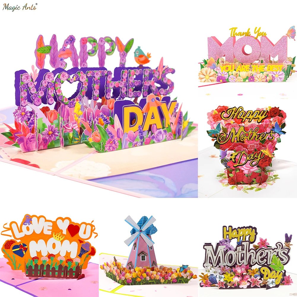 3D Pop-Up Mother’s Day Card for Mom