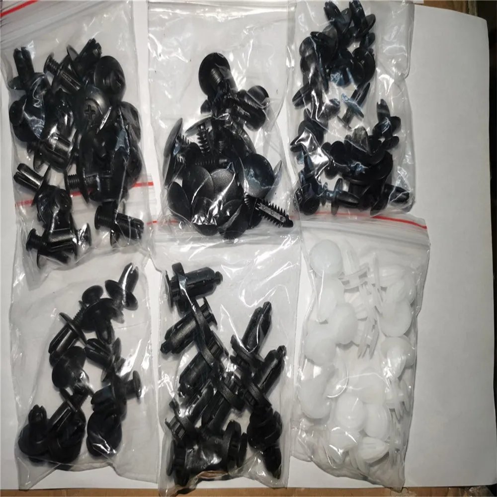 100pc 6-Size Honda Trim Fastener Clips for Civic Accord