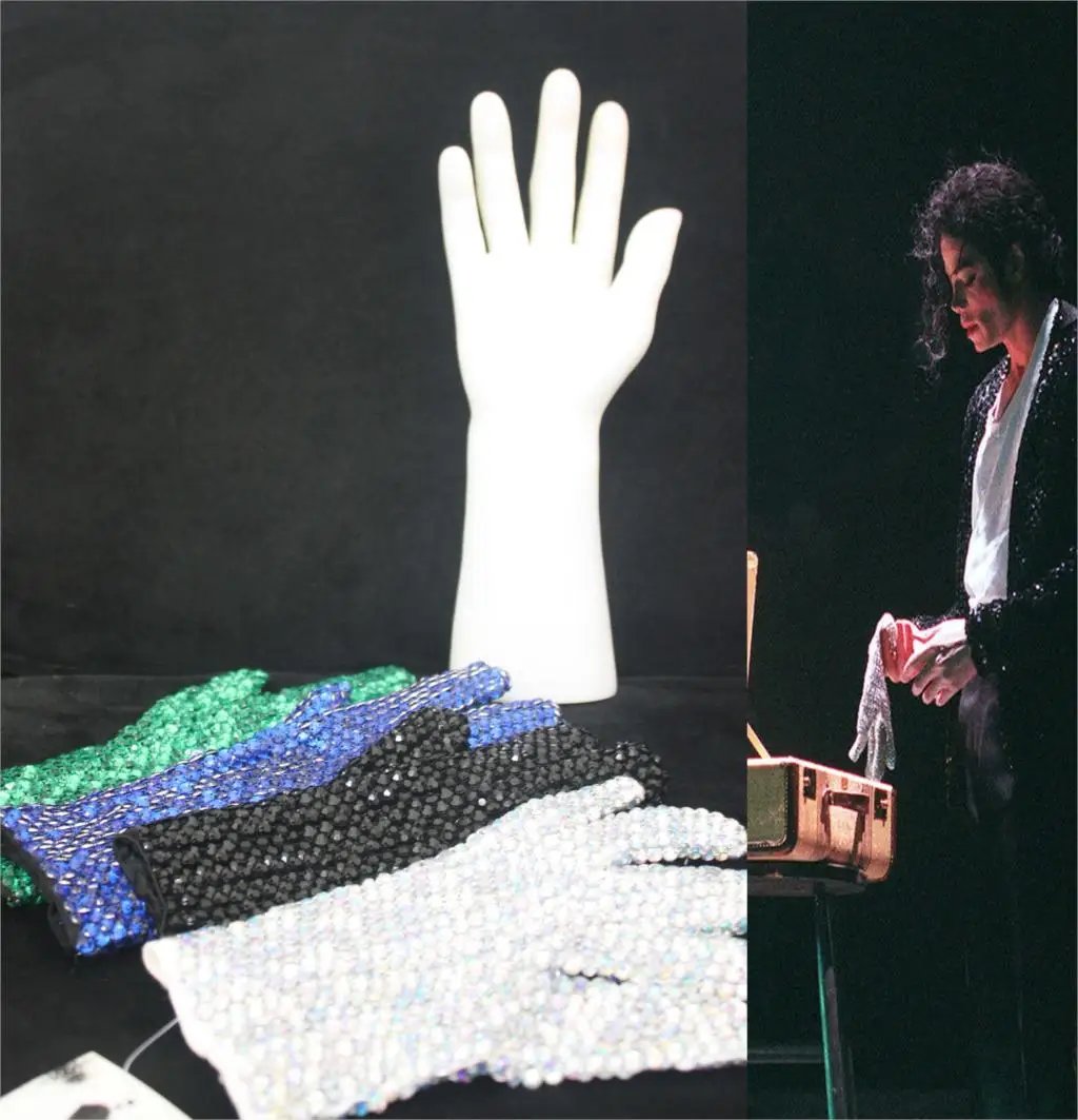 Handmade Cosplay Michael Jackson Rhinestone Glove