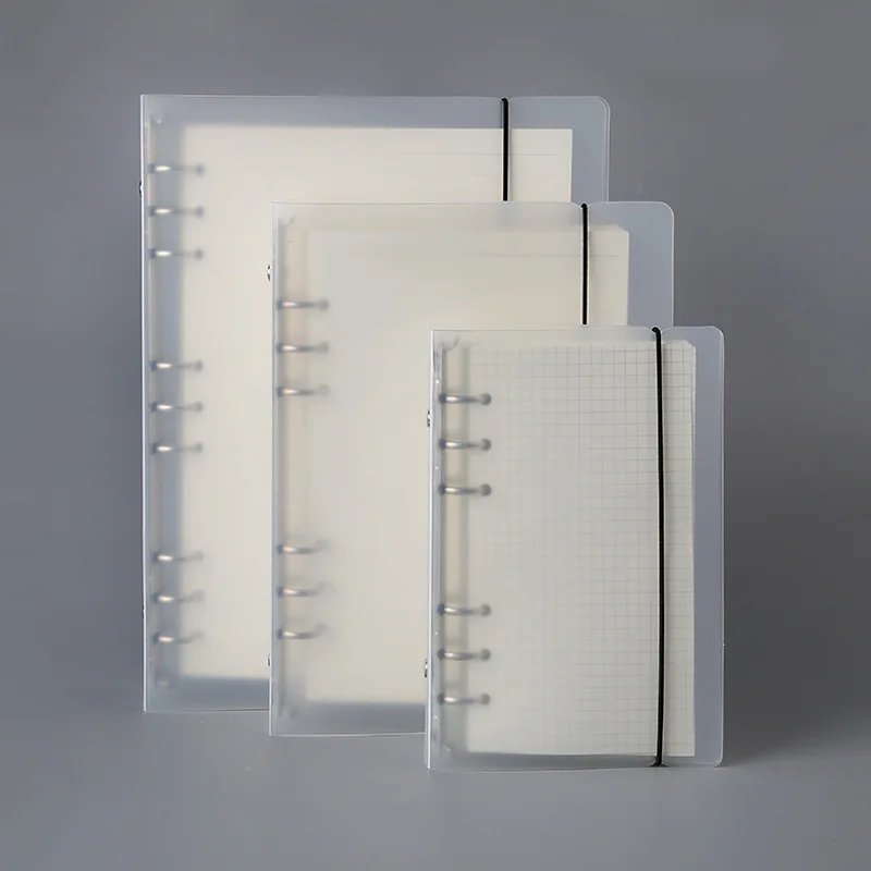 2026 Transparent Loose-Leaf Diary Planner Binder (A5/A6/A7)