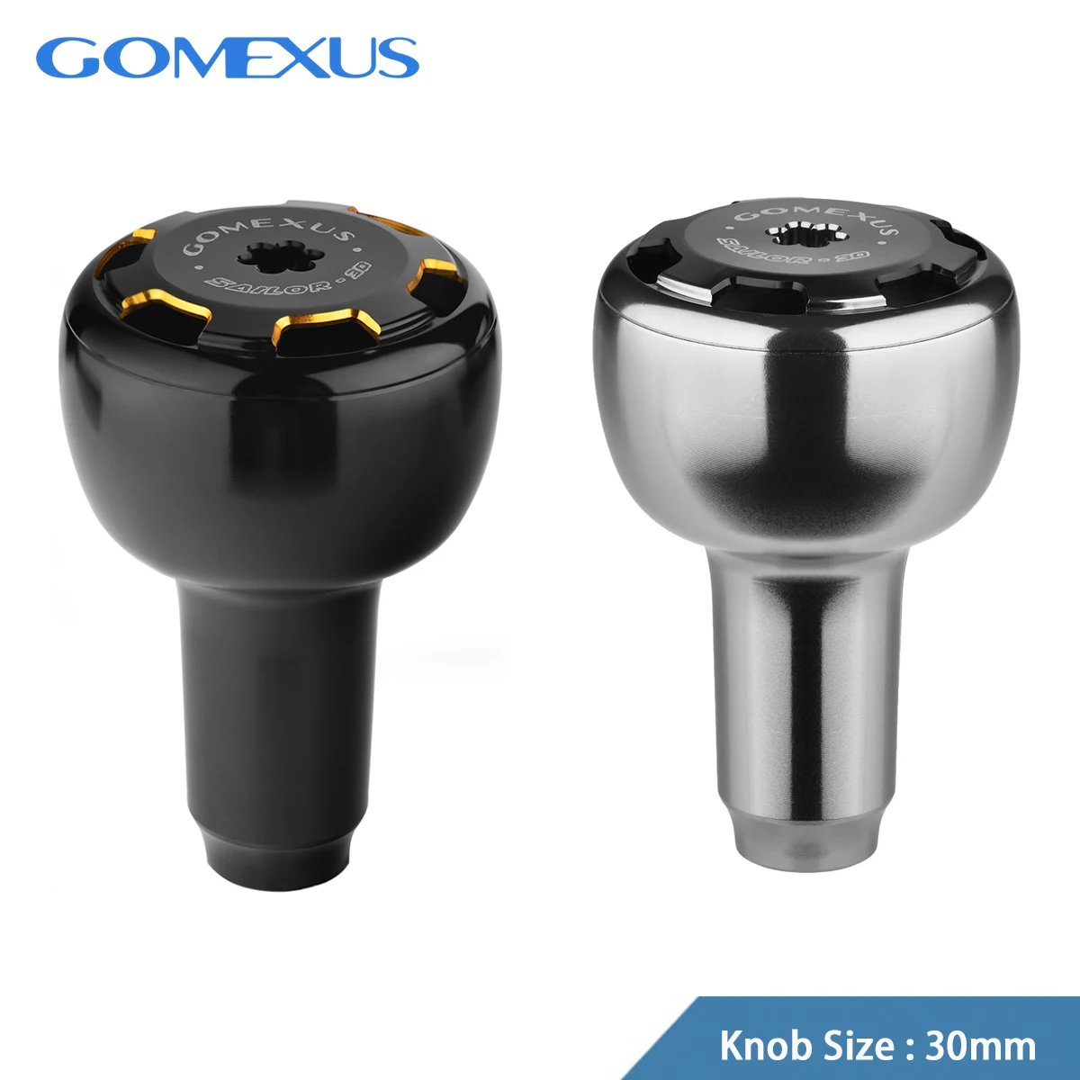 Gomexus 30mm Aluminum Reel Knob Fits Shimano & Daiwa