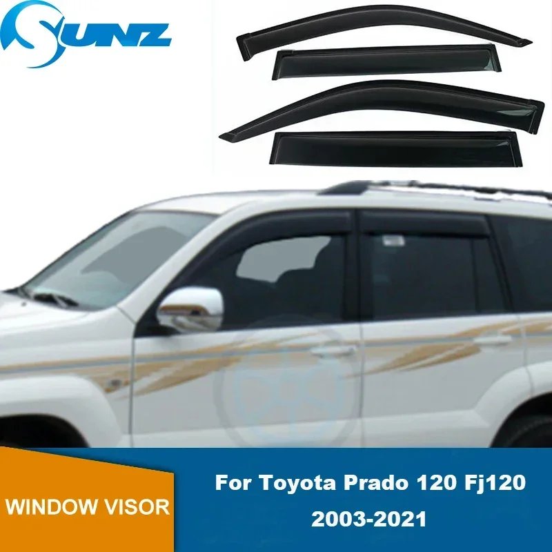 Toyota Land Cruiser Prado 120 Side Window Visors 2003-2024
