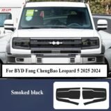 Transparent TPU Protective Film Review for BYD FangChengBao Leopard 5 (2024–2025) — Gear Panel & GPS Center Console