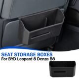 BYD Leopard 8 & Denza B8 (2024+) Rear Seat Storage Box Review — Cup Holder & Tissue Organizer